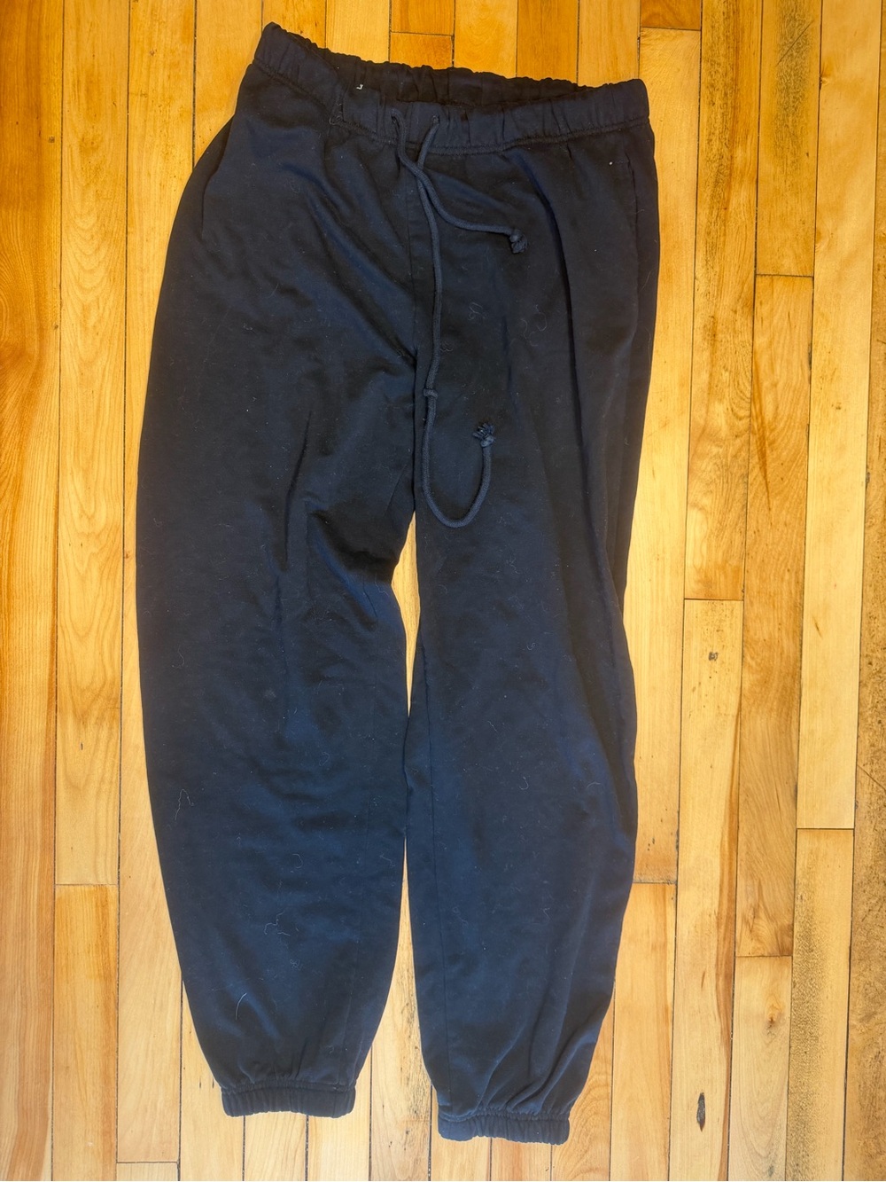 Aeropostale Black Women's Drawstring Jogger Pants